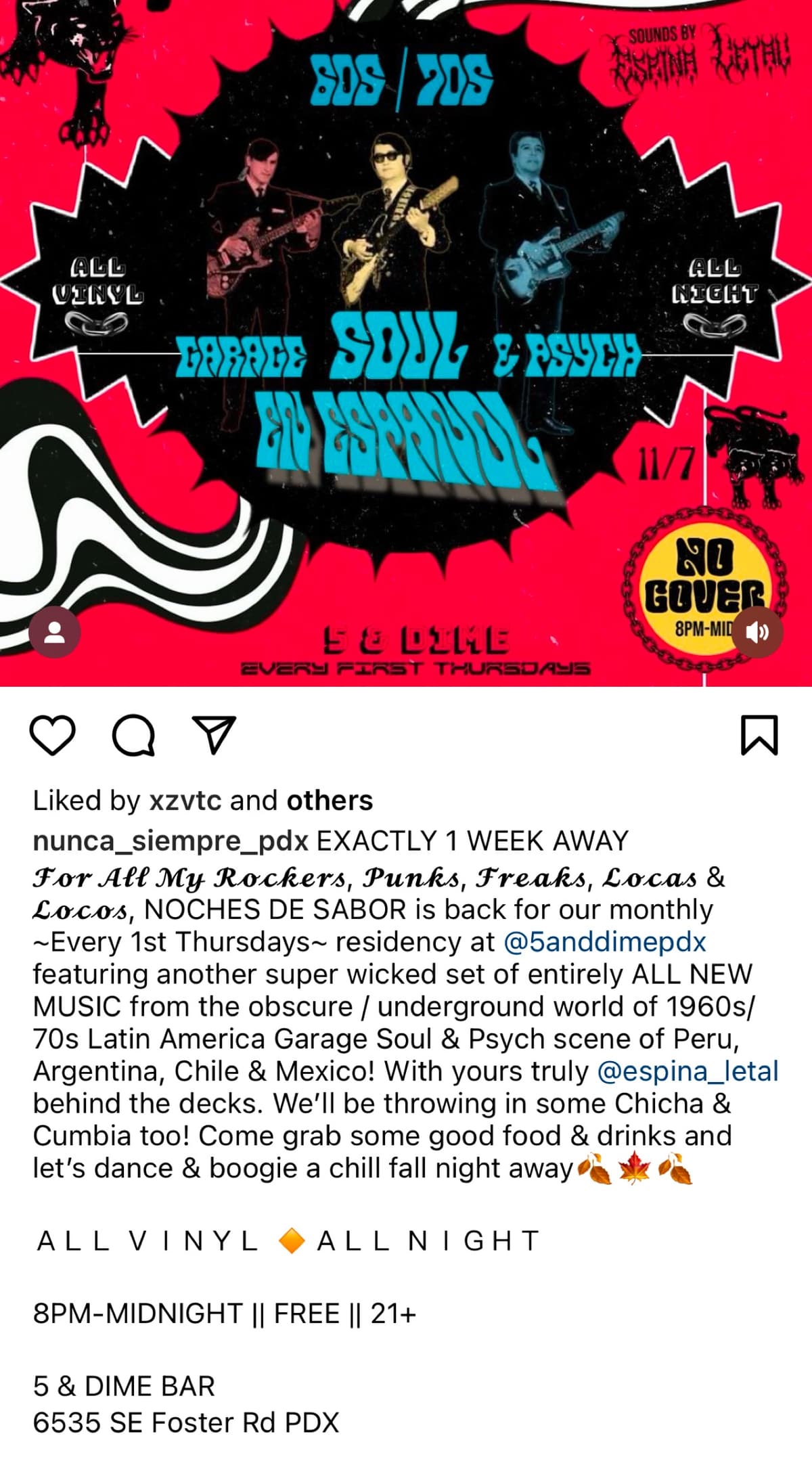 Event flyer