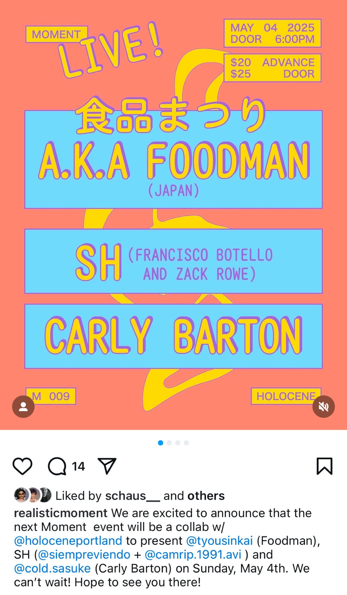 Event flyer